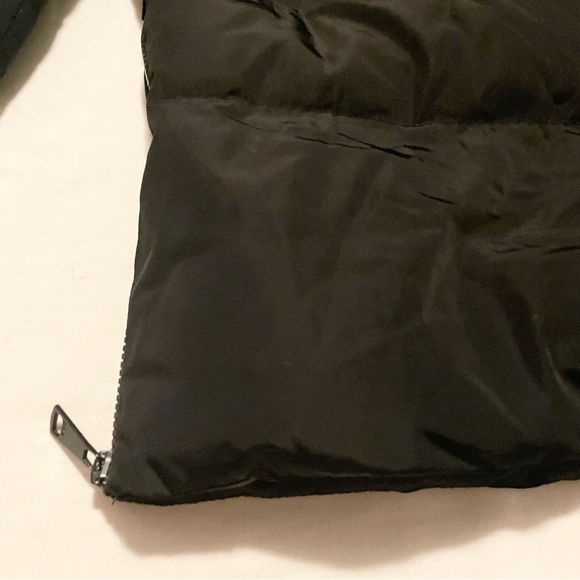 DKNY Women's Black Hooded Puffer Coat Size Small - Picture 7 of 16